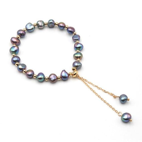 Freshwater Pearl Bracelet. Multi-colored Pearl Memory Wire | Etsy |  Freshwater pearl bracelet, Pearl bracelet, Memory wire bracelets